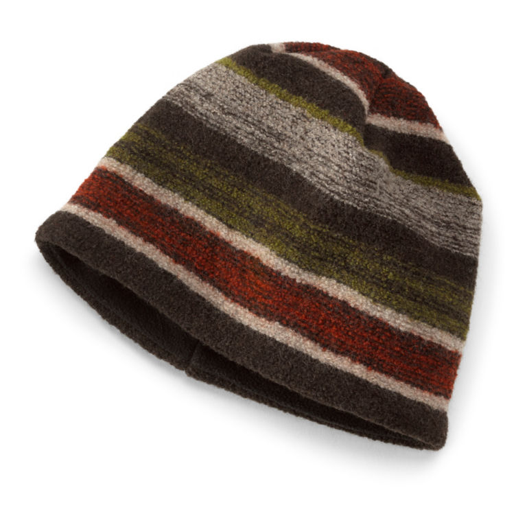 Boiled Wool Striped Hat - MULTI STRIPE image number 0