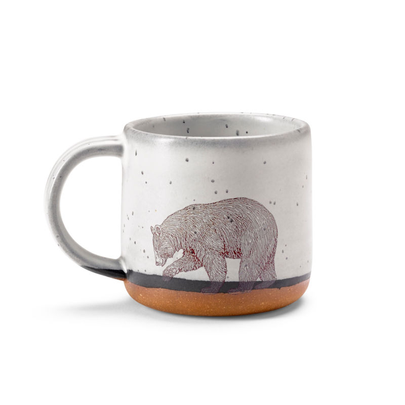 Orvis Ceramic Coffee Cup - BEAR PRINT