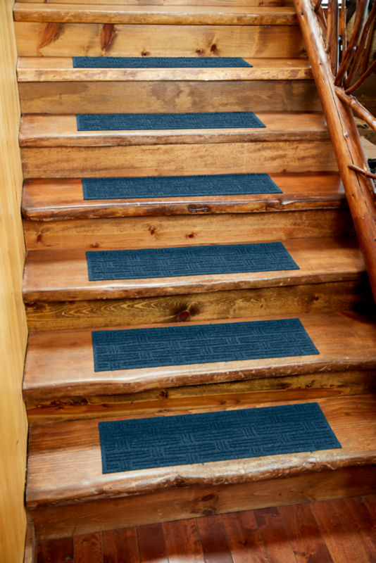 Recycled WaterHog&reg; Oxford Weave Stair Treads - 