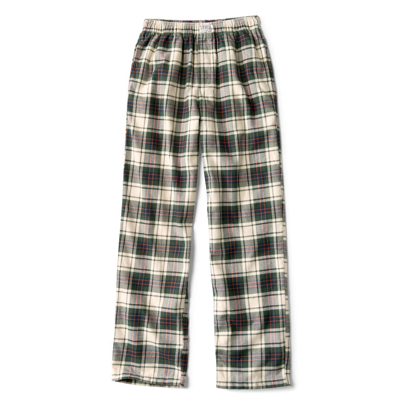 Perfect Flannel Pajama Bottoms - DARK PINE image number 0