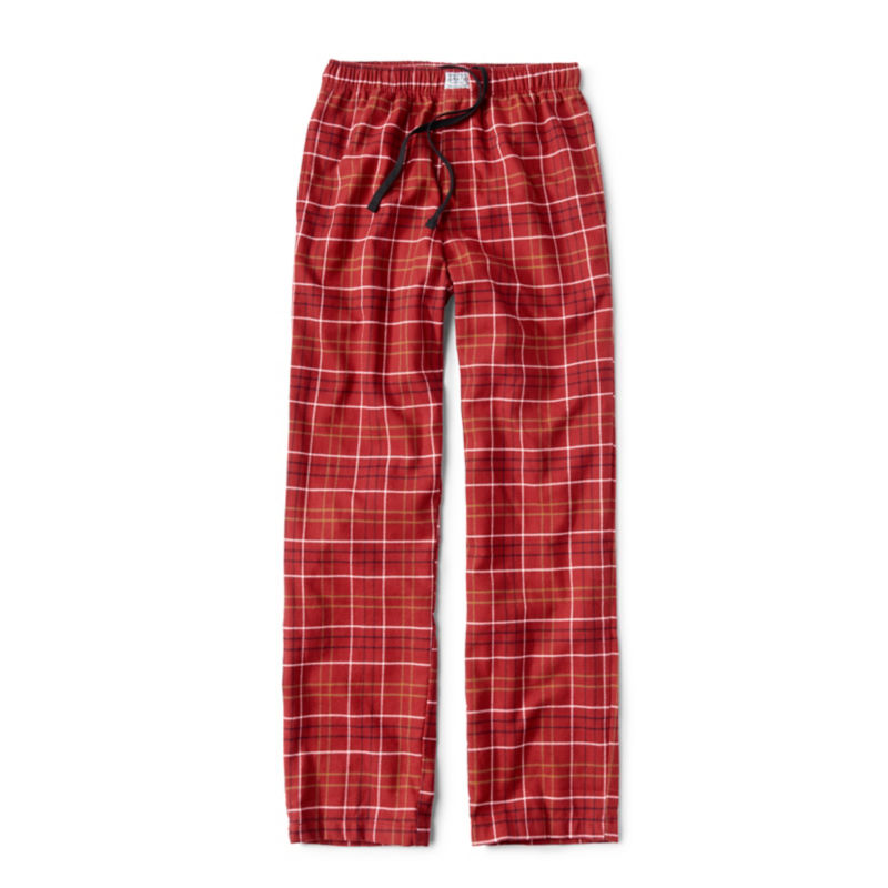 Perfect Flannel Pajama Bottoms - CRIMSON CHECK image number 0
