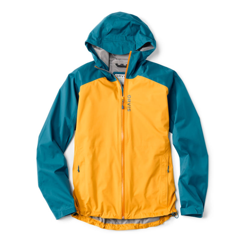 Men&rsquo;s Ultralight Storm Jacket - TUMERIC/BLUE LAGOON