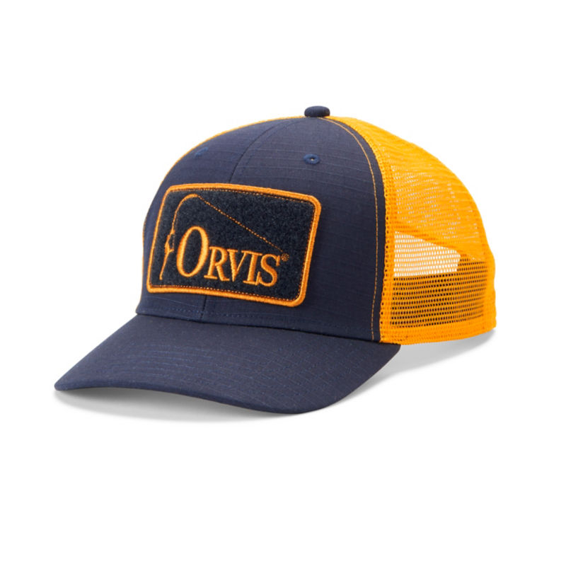 Ripstop Covert Trucker Hat - NAVY/TUMERIC