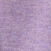 Relaxed V-Neck Three-Quarter-Sleeved Perfect Tee - PURPLE HEATHER