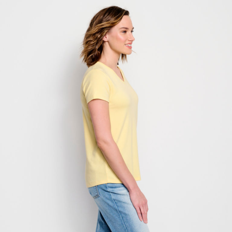 Relaxed V-Neck Short-Sleeved Perfect Tee -  image number 1