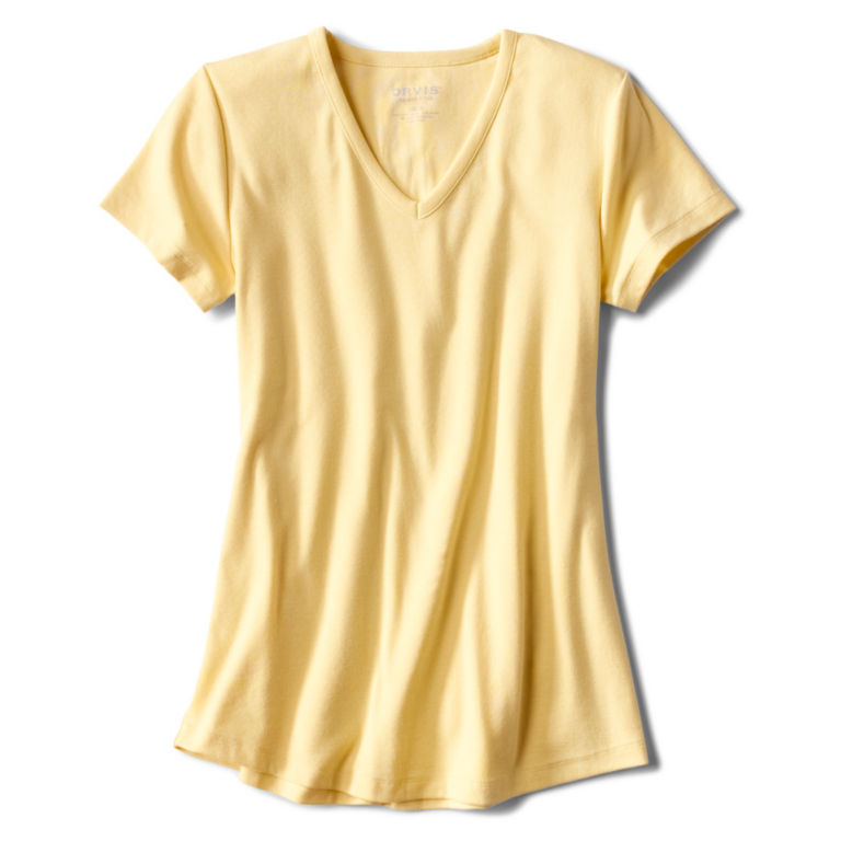 Relaxed V-Neck Short-Sleeved Perfect Tee -  image number 3