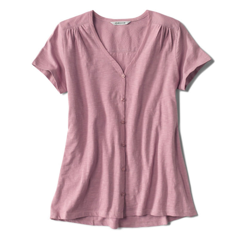 Moonlight Pines Button-Front Tee | Orvis
