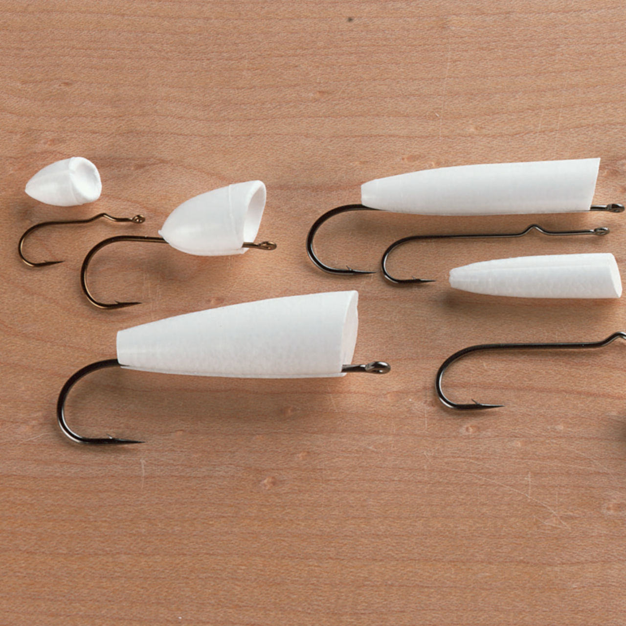 Popper Bodies with Hooks - Panfish Popper Bodies with Size 10 and 12 Hooks -  image number 1