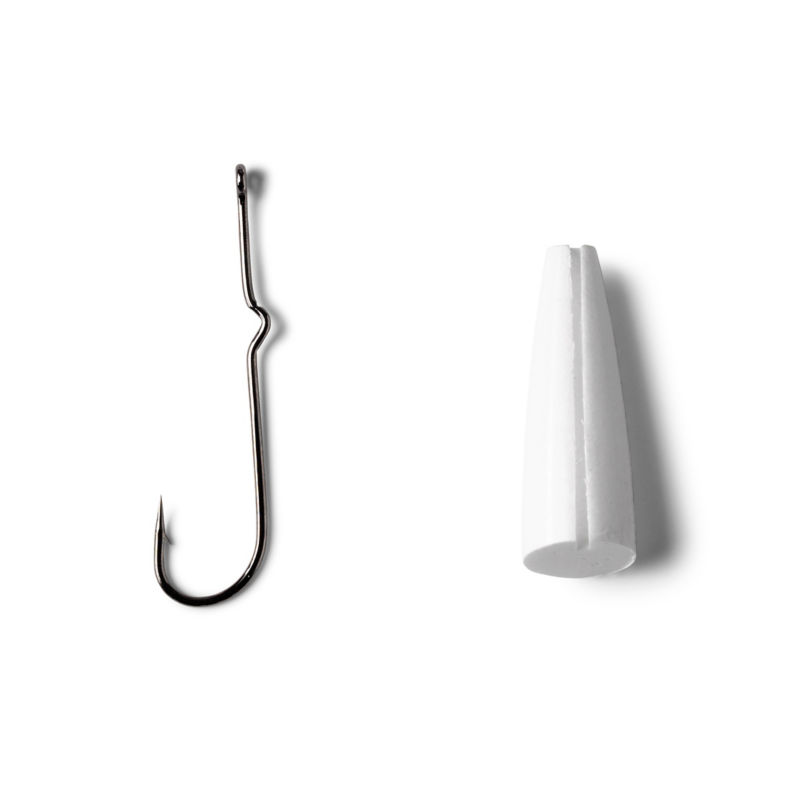 Popper Bodies with Hooks - Bass Popper Bodies with Size 4 and 8 Hooks - 