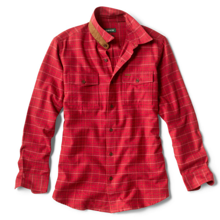 Fairbanks Check Long-Sleeved Shirt - CHILI image number 0