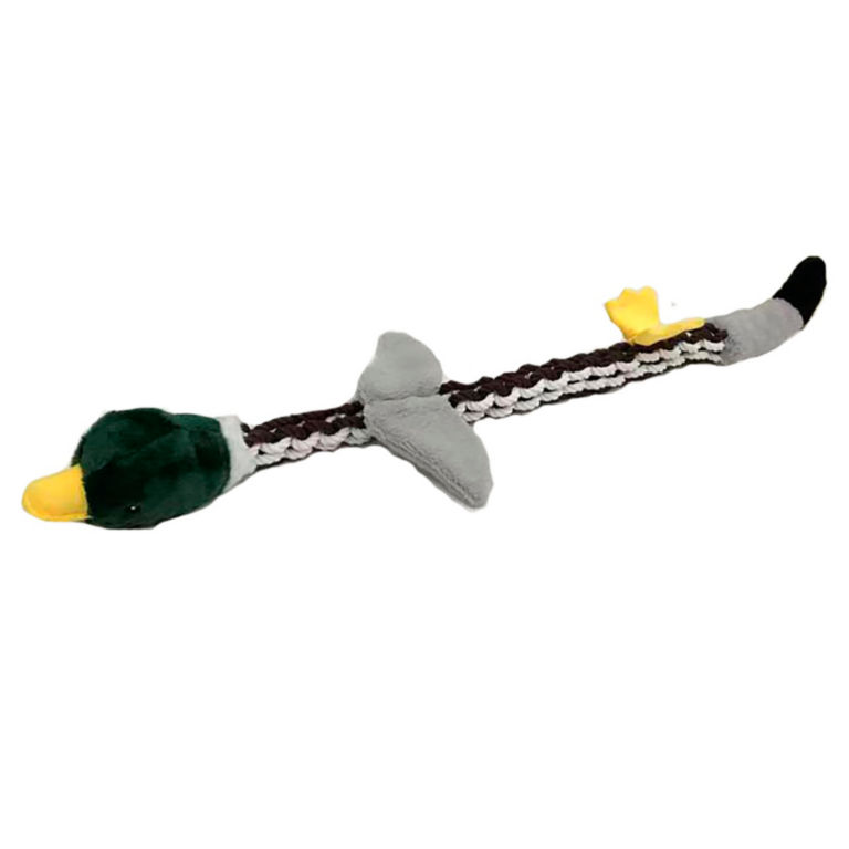 Long Rope Duck Dog Toy -  image number 0
