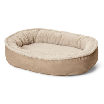 Orvis ComfortFill-Eco™ Wraparound Dog Bed with Fleece -  image number 1