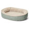Orvis ComfortFill-Eco™ Wraparound Dog Bed with Fleece - BASIL image number 1