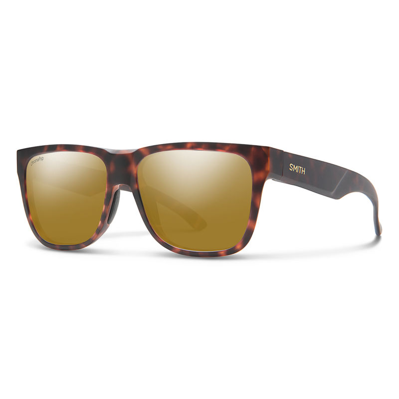 Smith Lowdown 2 Polarized Sunglasses - TORTOISE/BRONZE POLARIZED LENS