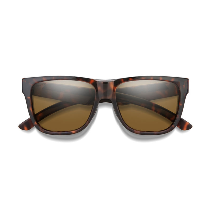Smith Lowdown 2 Polarized Sunglasses - MATTE TORTOISE/BROWN POLARIZED LENS image number 2