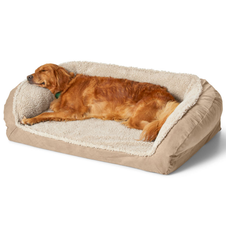 Orvis AirFoam Bolster Dog Bed with Fleece -  image number 0