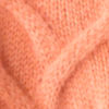 Cashmere Cable V-Neck Sweater - APRICOT