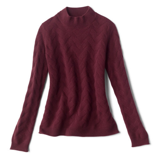maroon colored sweater on a white background