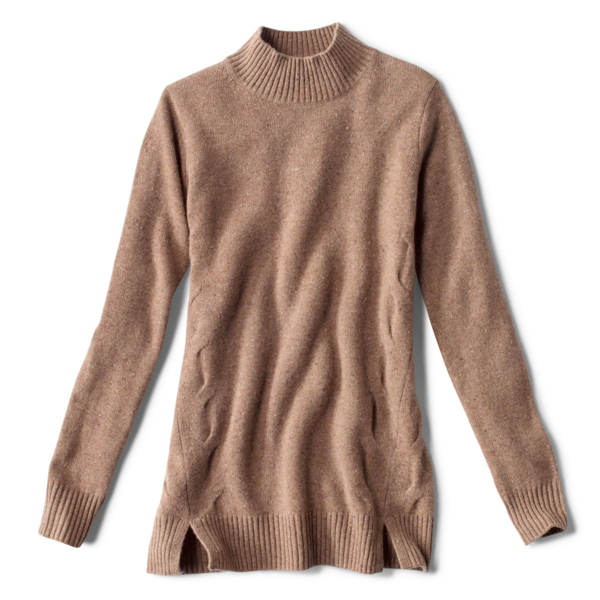 Cashmere Tunic Sweater - CAMEL DONEGALimage number 0
