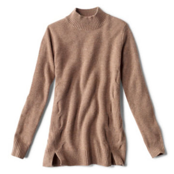 Cashmere Tunic Sweater - CAMEL DONEGALimage number 0