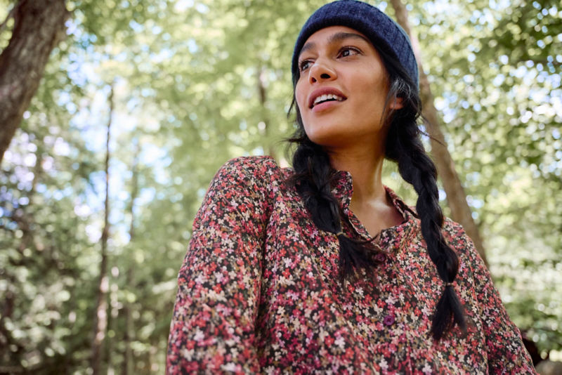Cashmere Watch Cap - NAVY image number 2