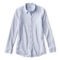 Long-Sleeved Everyday Silk Shirt - BLEACHED BLUE STRIPE image number 0