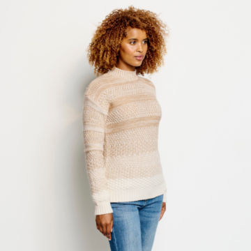 Ombré Mixed Stitch Sweater - CREAM MULTIimage number 2