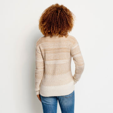 Ombré Mixed Stitch Sweater - CREAM MULTIimage number 3