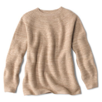 Natural Cashmere Seamless Tunic Sweater - MEDIUM NATURALimage number 0