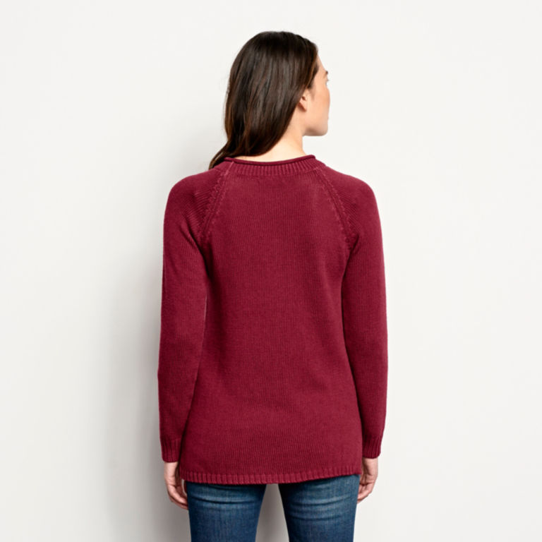 Garment-Dyed Easy Crew Sweater -  image number 3