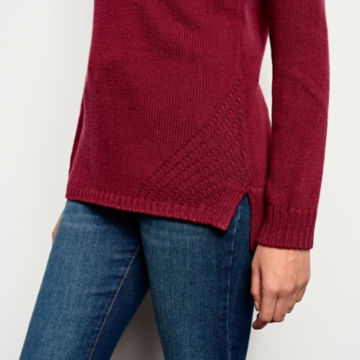 Garment-Dyed Easy Crew Sweater - BLUESTONEimage number 5
