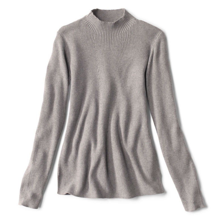 Classic Mockneck Ribbed Sweater -  image number 4