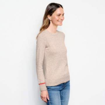 Classic Tipped Crew Sweater -  image number 1