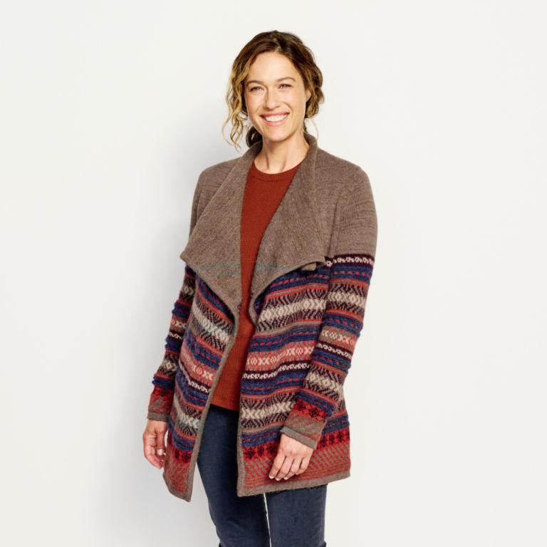 New Horizons Cardigan - NATURAL/SPICE MULTI image number 1