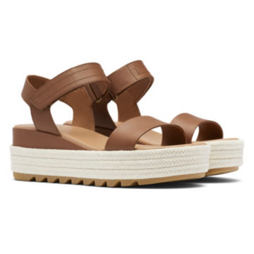 Sorel® Cameron Flatform Sandals - TAN image number 0