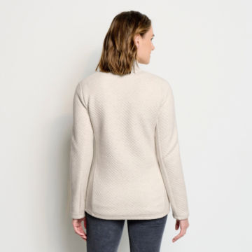 Placed Quilt Quarter-Zip Sweatshirt -  image number 2