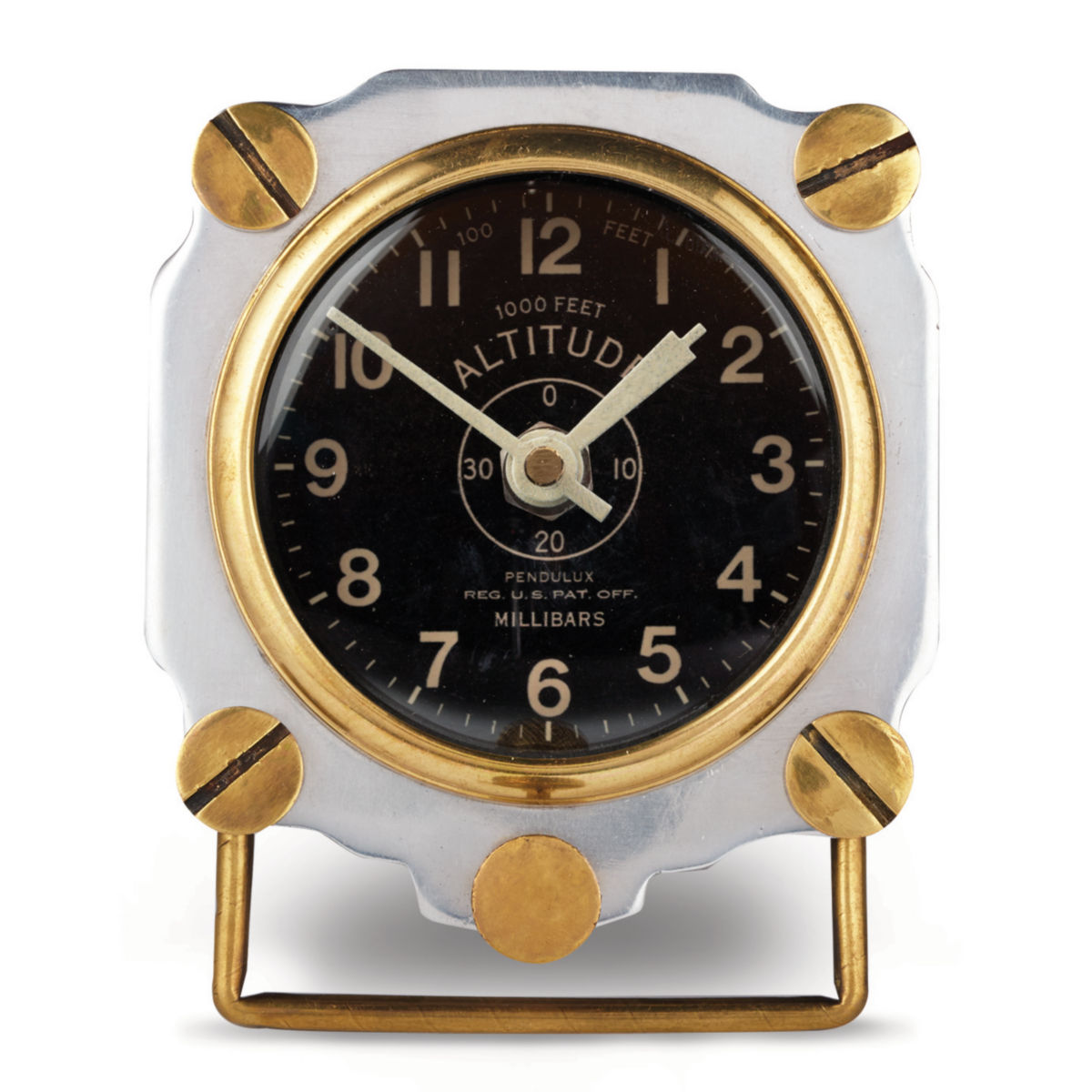 Aluminum Altimeter Clock - image number 0