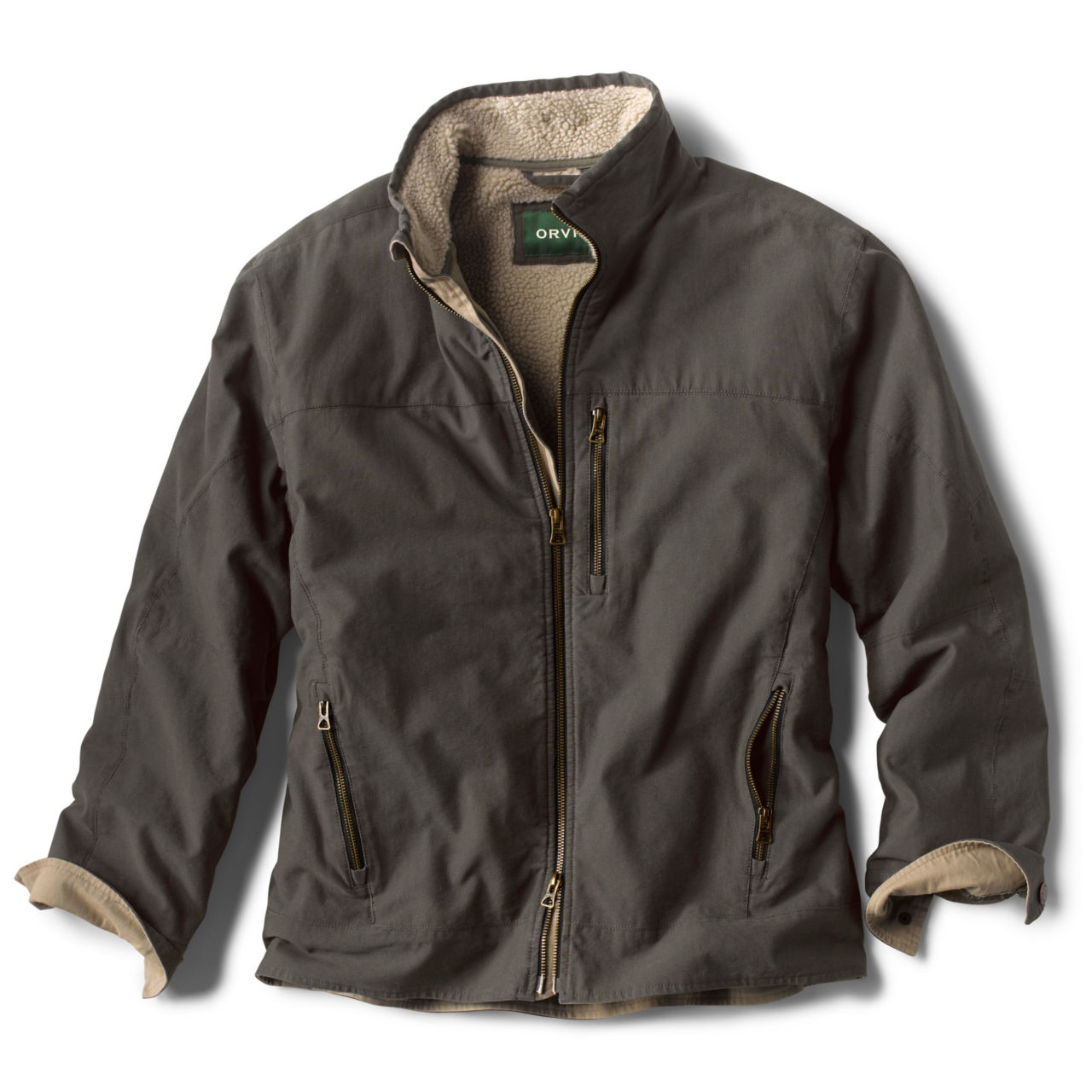 Sherpa-Lined Briar Jacket - CHARCOAL image number 0