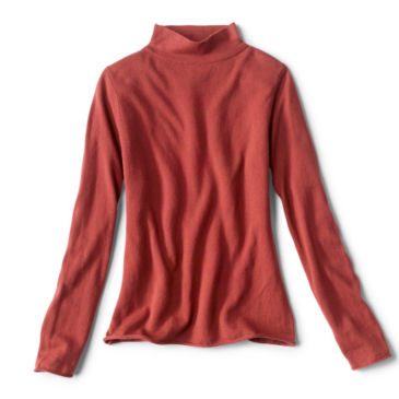 Cotton/Cashmere Donegal Mockneck Sweater - 