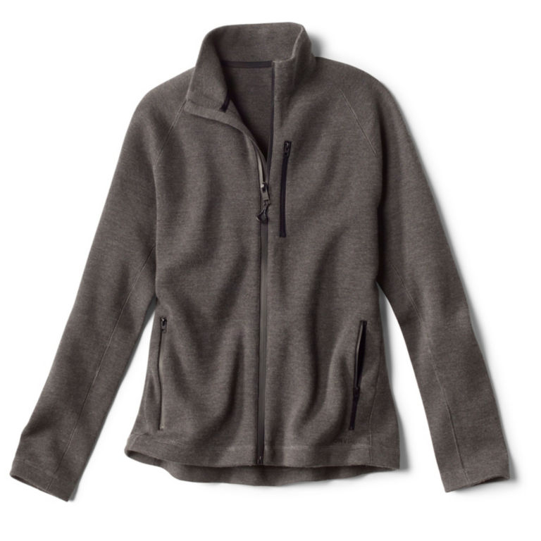 Lewiston Merino Full-Zip Sweater - CHARCOAL image number 0