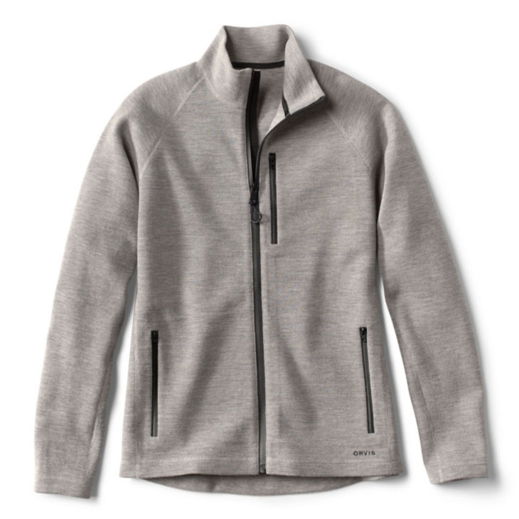 Lewiston Merino Full-Zip Sweater - GREY