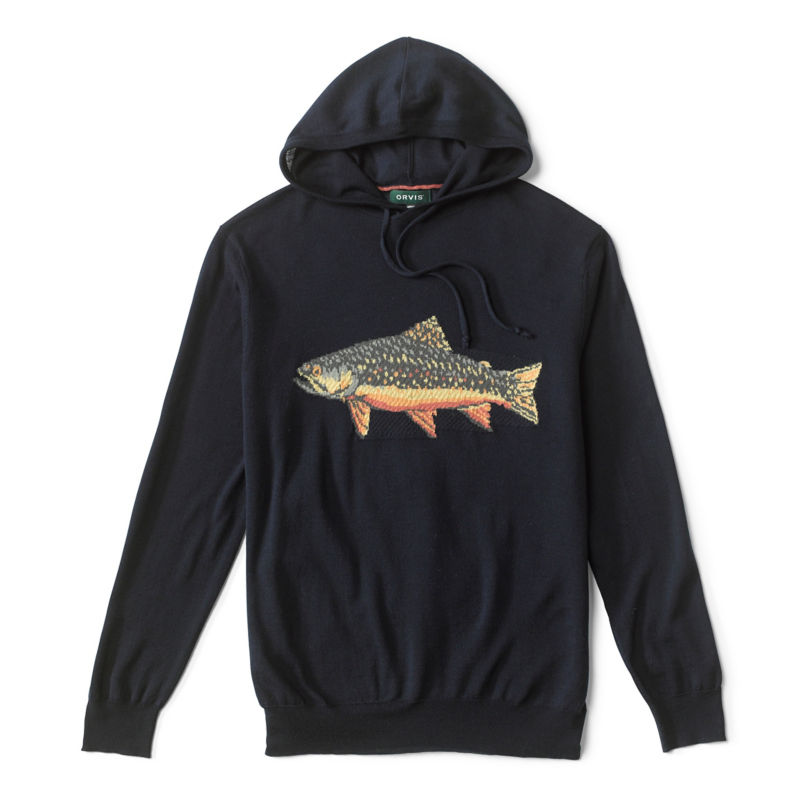 Unisex Hoodie Dry Fly Trout Fly Fishing Hoodie 