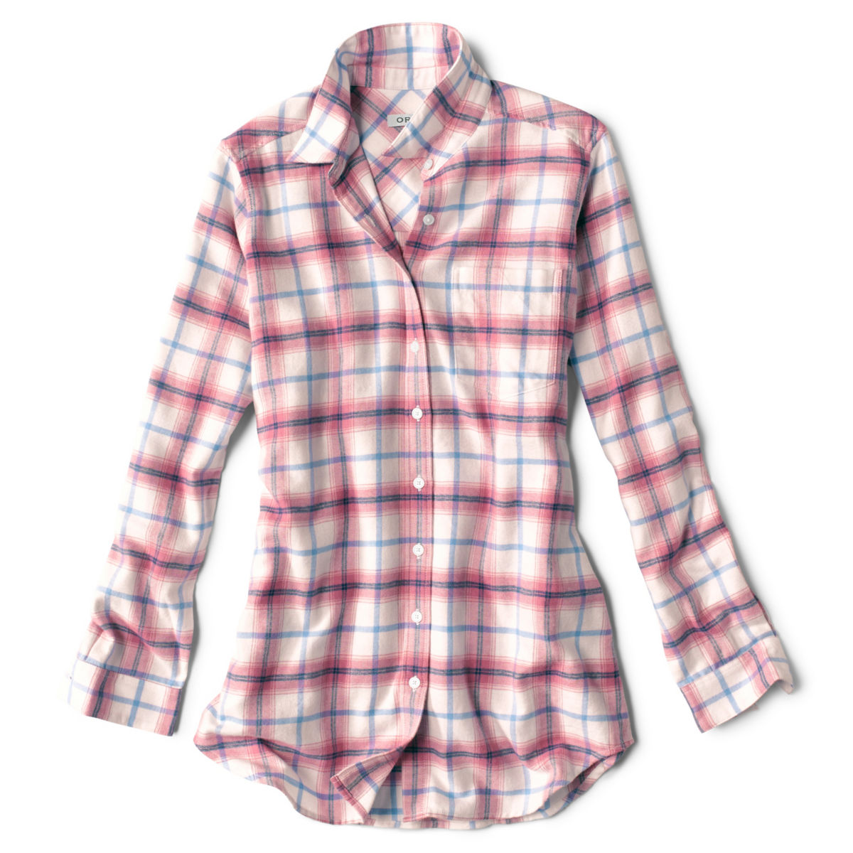 Soft Flannel Big Shirt - ROSE PLAIDimage number 0