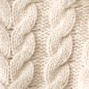 Cable Crewneck Sweater - NATURAL