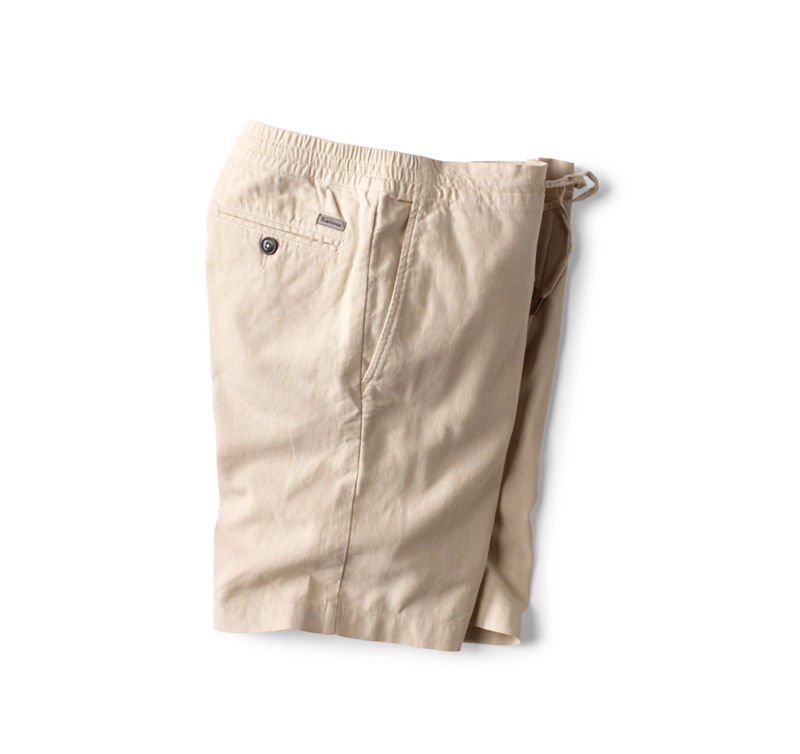 Barbour® Linen Mix Shorts - STONE image number 1