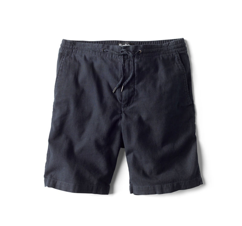 Barbour® Linen Mix Shorts - NAVY image number 0