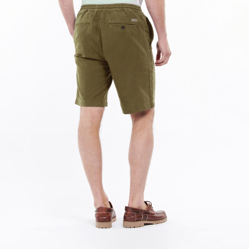 Barbour® Linen Mix Shorts - GREEN image number 3