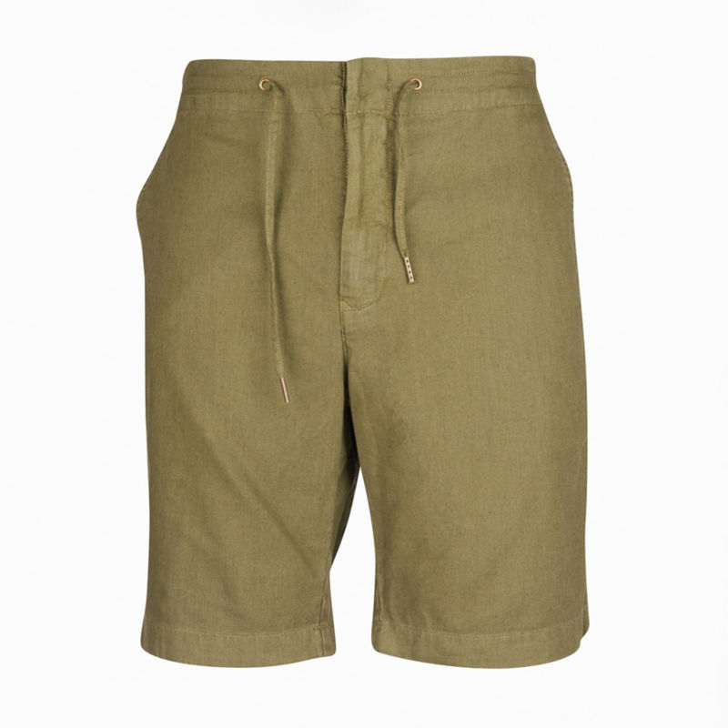 Barbour® Linen Mix Shorts - GREEN image number 1