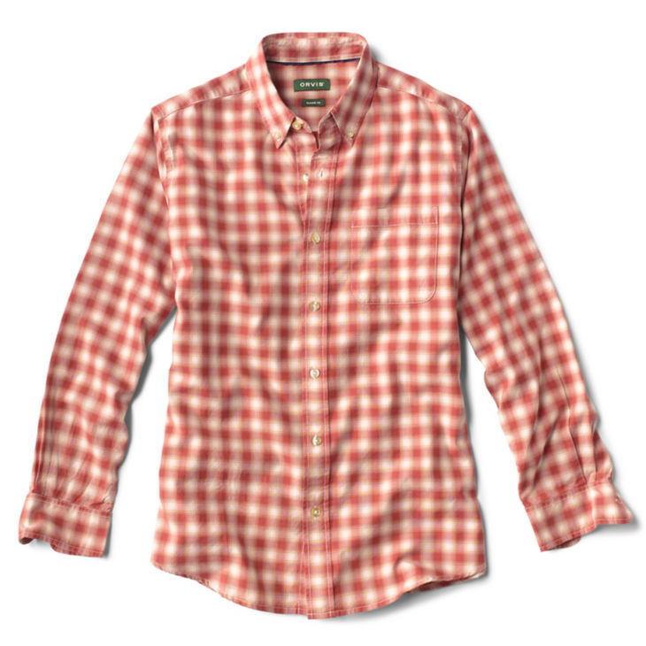 Lightweight Duck Cloth Long-Sleeved Shirt - BARN RED