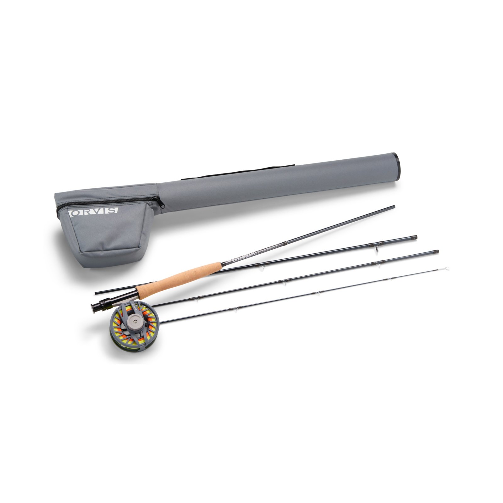 Orvis Clearwater Fly Rod Outfit — complete beginner combo with rod, reel, line, leader, and case